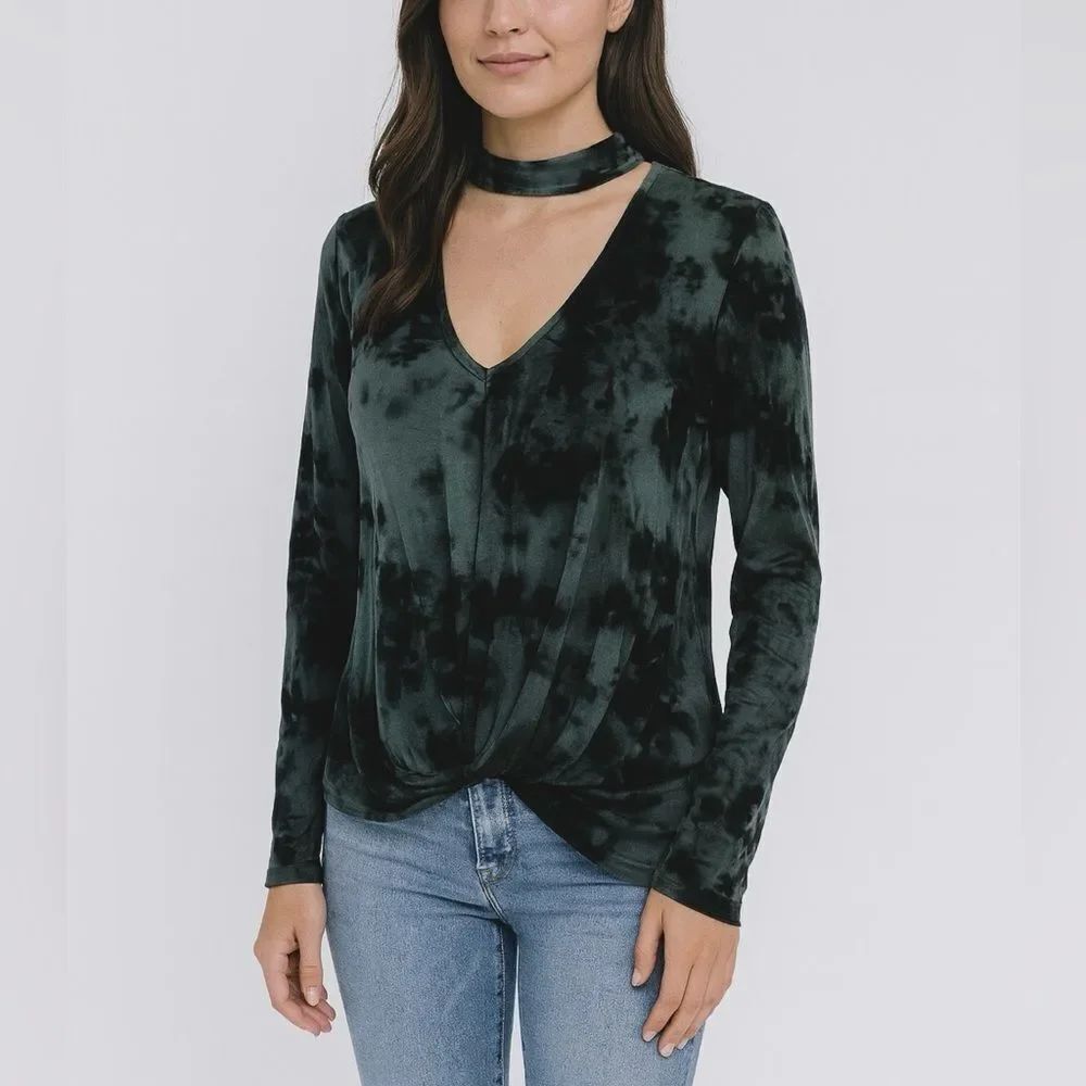 Tie Dye Choker Tee